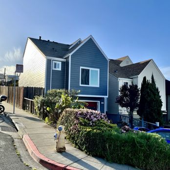 Abstract Windows - Outside house sidings - Windows Installation Near Me - San Carlos, California