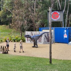 Butterfly House Coffs Harbour - Big dinosaur show