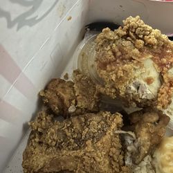 KFC - This is what my food looked like.