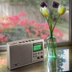 C Crane  - CCRadio 2E AM/FM/Weather + Alert & 2-Meter Ham Band Radio. Designed to receive long range AM/FM reception and make weak signals strong.