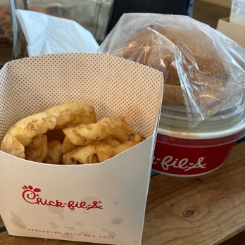 Chick-fil-A - Large fries??? - Fast Food Near Me - College Station, Texas Chick-fil-A - Large fries??? - Fast Food Near Me - College Station, Texas