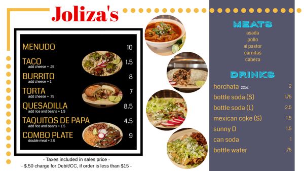 Menu photo 8 Joliza's Tacos Long Beach, CA Menu photo 8 Joliza's Tacos Long Beach, CA