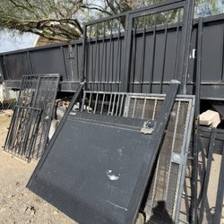 Sunset Junk Solutions - wrought iron metal gate