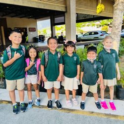 St. John Vianney School - My children and their classmates from pre-school that turned into friends and besties for life .