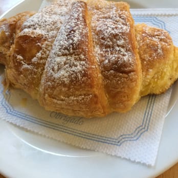 Panificação R. São Roque - Chocolate croissant. Yummy, but not as good as the ham and cheese pastry. - Bakeries Near Me - Lisbon, 11