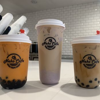 Neko Cafe - Thai Milk Tea with Boba, Fresh Taro Milk Tea, and Coffee Milk Tea with Boba - Bubble Tea Near Me - Riverside, California