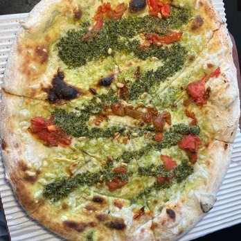Bigalora Wood Fired Cucina - Pesto Genovese Pizza - Italian Near Me - Ann Arbor, Michigan