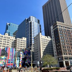 Bob Dylan Mural - mpls skyline ft. the bob dylan mural :) 5.12.22