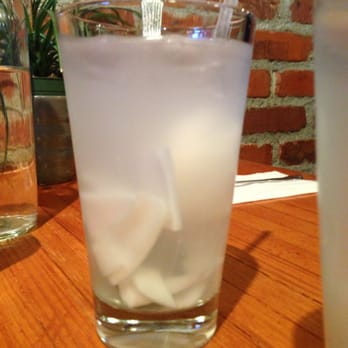 Pestle Rock - Young coconut water. It is sweetened so it is not unadulterated. Refreshing but would prefer sans sugar. - Thai Near Me - Seattle, Washington
