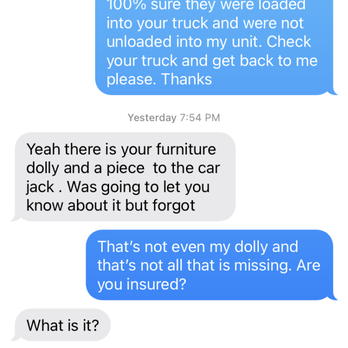 NW Small Moving - Text after being confronted - Movers Near Me NW Small Moving - Text after being confronted - Movers Near Me