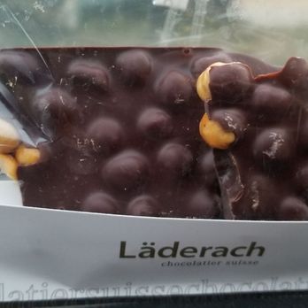 Läderach chocolatier suisse - Bar of dark chocolate with roasted hazelnuts - this was our favorite - Candy Stores Near Me - Livermore, California Läderach chocolatier suisse - Bar of dark chocolate with roasted hazelnuts - this was our favorite - Candy Stores Near Me - Livermore, California