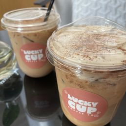 Sweet potato latte and cinnamon toast latte Sweet potato latte and cinnamon toast latte