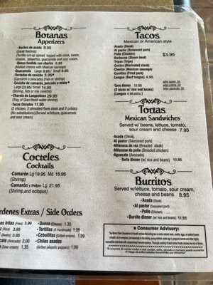 Menu photo 1 El Tarasco Chicago, IL
