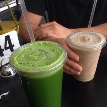 Higher Taste, Plant-Based - Green juice 24oz with ginger shot (+$2) and the Date Smoothie. - Vegan Near Me - Long Beach, California Higher Taste, Plant-Based - Green juice 24oz with ginger shot (+$2) and the Date Smoothie. - Vegan Near Me - Long Beach, California