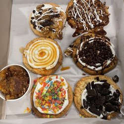 Peach Cobbler Factory-Stockbridge - Mix and match cookies with sweet potato cobbler