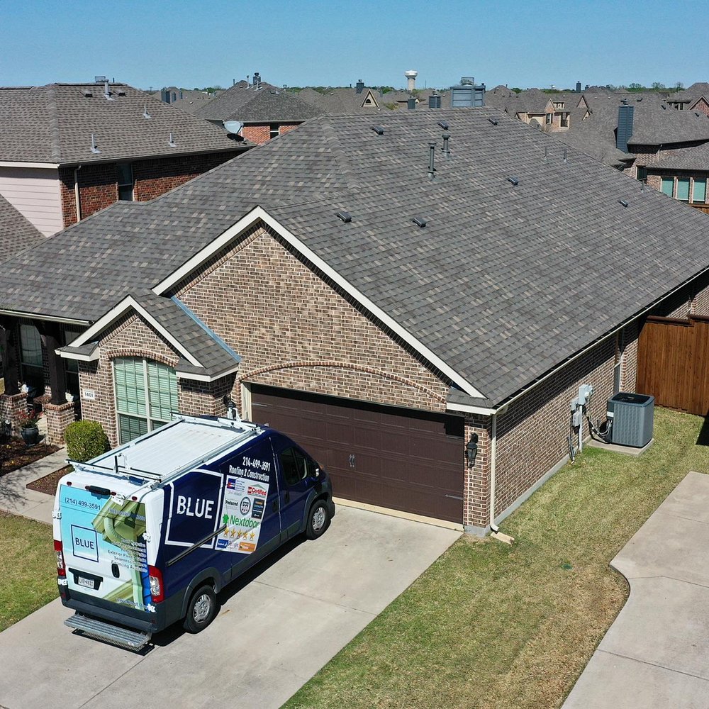 Slide of Blue Roofing