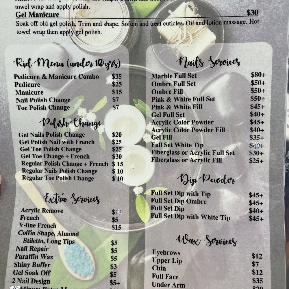 Stone Nails - Menu - Nail Salons Near Me - Sacramento, California Stone Nails - Menu - Nail Salons Near Me - Sacramento, California