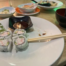 M4 California roll SS11 Miso Soup with Tofu