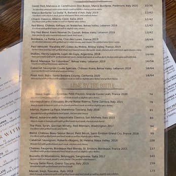 Ammatoli - Wine menu - Mediterranean Near Me - Long Beach, California