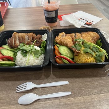 Tai Tea x The V Kitchen - Crispy chicken and crispy pork - Vietnamese Near Me - Anaheim, California