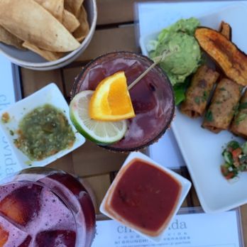 CharroVida - Happy Hour, with Sangria Mora, fruit for life margarita, hola hemp chimis, and delicious chips and salsa. - Mediterranean Near Me - Tucson, Arizona