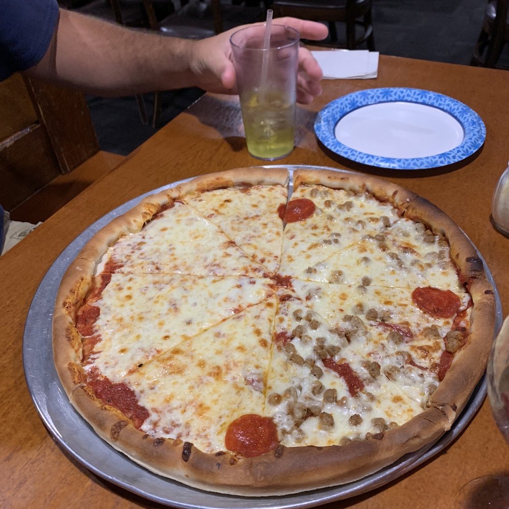 Max's Pizza-Surf City - Half cheese half sausage/pep - Pizza Near Me - Holly Ridge, North Carolina Max's Pizza-Surf City - Half cheese half sausage/pep - Pizza Near Me - Holly Ridge, North Carolina
