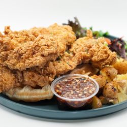 Shabu Wara - Fried Chicken Croffle Waffle