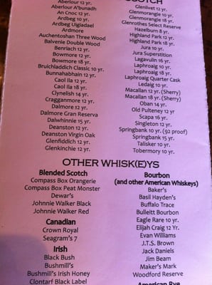 Menu photo 8 The Monkey's Paw Chicago, IL