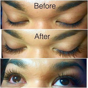 Palace Nails & Lashes - The amazing before & after of my lovely full set of eyelash extensions done by Christine - Nail Salons Near Me - El Dorado Hills, California Palace Nails & Lashes - The amazing before & after of my lovely full set of eyelash extensions done by Christine - Nail Salons Near Me - El Dorado Hills, California
