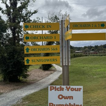 Stepp's Hillcrest Orchard - Direction signs - Pick Your Own Farms Near Me - Hendersonville, North Carolina Stepp's Hillcrest Orchard - Direction signs - Pick Your Own Farms Near Me - Hendersonville, North Carolina
