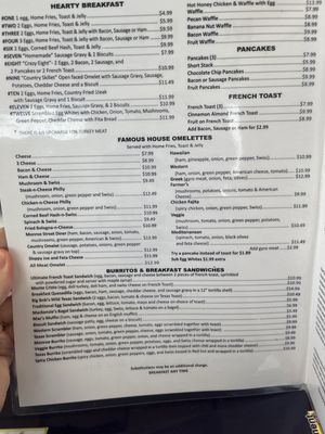Menu photo 1 Monroe Street Diner Toledo, OH