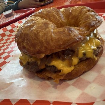 The Mouth - Croissant Cheeseburger - Burgers Near Me - Burbank, California The Mouth - Croissant Cheeseburger - Burgers Near Me - Burbank, California