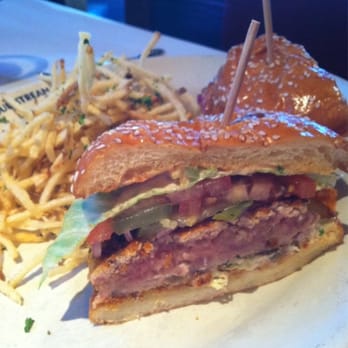 Gulfstream - Ahi Tuna Burger. Yummy! - New American Near Me - Newport Beach, California Gulfstream - Ahi Tuna Burger. Yummy! - New American Near Me - Newport Beach, California