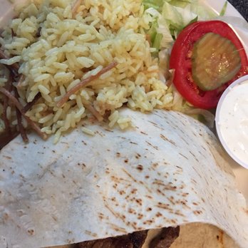George's Shish Kebab - Tri tip pocket sandwich with pilaf. Yum! - Kebab Near Me - Fresno, California
