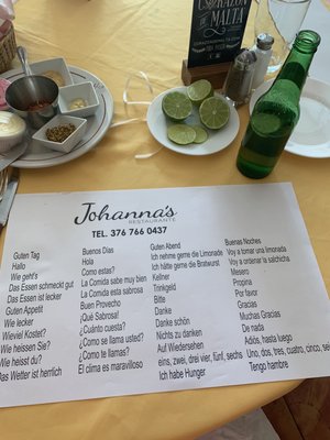 Menu photo 1 Johanna's Ajijic, JAL