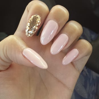 Ken's Nails and Spa - Gel manicure with chunky glitter - Nail Salons Near Me - Phoenix, Arizona