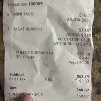 Los Arbolitos - $5 per soda. $70 is insane! - Tacos Near Me - Visalia, California Los Arbolitos - $5 per soda. $70 is insane! - Tacos Near Me - Visalia, California