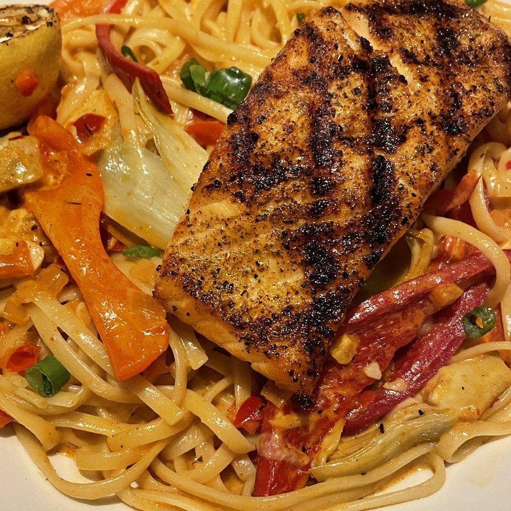 Bonefish Grill - Bonefish signature pasta - salmon - Seafood Near Me - Whitehall, Pennsylvania Bonefish Grill - Bonefish signature pasta - salmon - Seafood Near Me - Whitehall, Pennsylvania