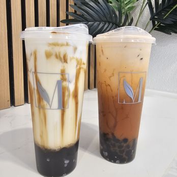 M TeaShop - Fresh brown sugar milk with caramel boba and Thai tea with caramel boba - Tea Rooms Near Me - San Jose, California M TeaShop - Fresh brown sugar milk with caramel boba and Thai tea with caramel boba - Tea Rooms Near Me - San Jose, California
