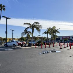 Drive-thru lanes (before opening)