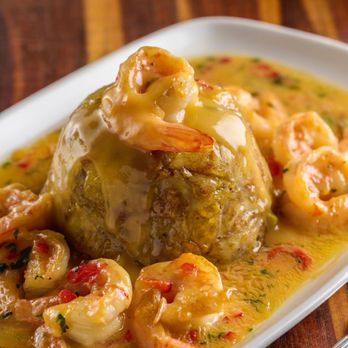 Malecón Express Restaurant - Mashed Plantain With Garlic Shrimp - Caribbean Near Me - New York, New York Malecón Express Restaurant - Mashed Plantain With Garlic Shrimp - Caribbean Near Me - New York, New York