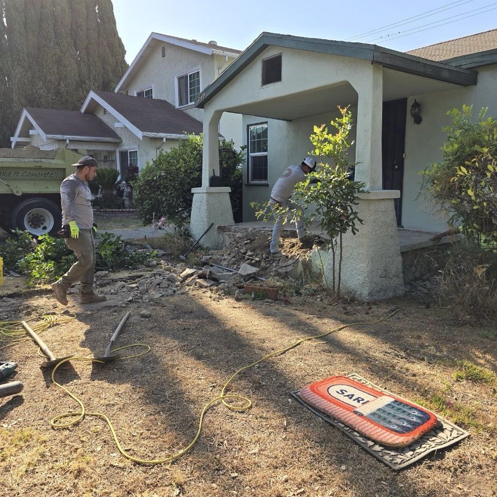 Pasadena Concrete Works - Porch remodel - Masonry/Concrete Near Me - Pasadena, California