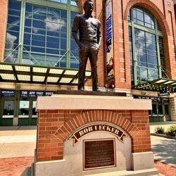 American Family Field - 07.05.25 Bob Uecker - Bob Uecker (1934-2025), Milwaukee Brewers broadcasting legend