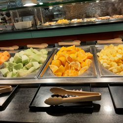 Newark Buffet - Pienapple, Sliced Oranges, Cantaloupe, Honeydew