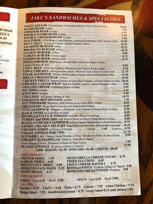Menu photo 3 Jake's Pizza Saratoga, CA Menu photo 3 Jake's Pizza Saratoga, CA