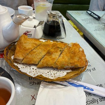 Shanghai You Garden - Scallion pancakes with sliced beef - Shanghainese Near Me - Flushing, New York Shanghai You Garden - Scallion pancakes with sliced beef - Shanghainese Near Me - Flushing, New York