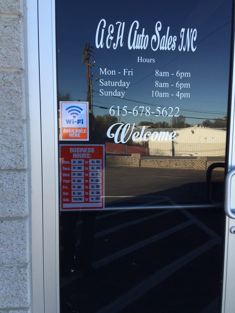A&H AUTO SALES Updated September 2024 2192 Nolensville Pike, Nashville, Tennessee Used Car