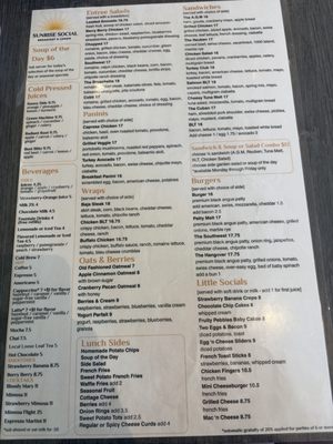 Menu photo 2 Sunrise Social Algonquin, IL Menu photo 2 Sunrise Social Algonquin, IL