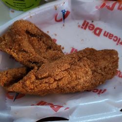 American Deli - Fried to hard and not catfish
