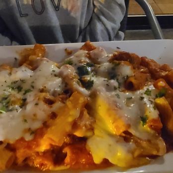 Mama's Cafe Baci - Ziti with vegetarian meatballs and sausage - Italian Near Me - Hackettstown, New Jersey